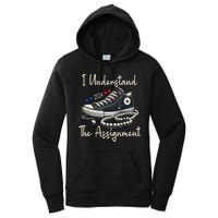 I Understand The Assignment Chucks And Pearls Kamala Harris Women's Pullover Hoodie