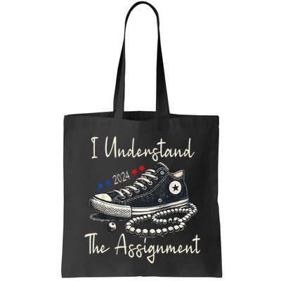 I Understand The Assignment Chucks And Pearls Kamala Harris Bag
