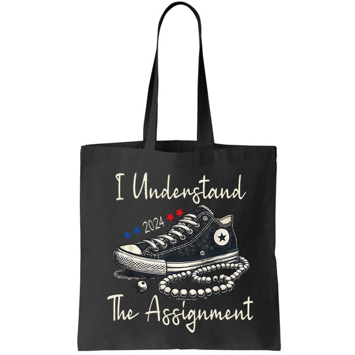 I Understand The Assignment Chucks And Pearls Kamala Harris Bag