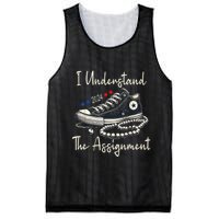 I Understand The Assignment Chucks And Pearls Kamala Harris Mesh Reversible Basketball Jersey Tank
