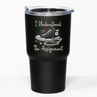 I Understand The Assignment Chucks And Pearls Kamala Harris Tumbler