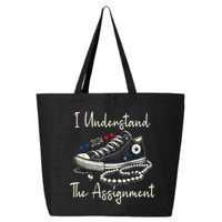 I Understand The Assignment Chucks And Pearls Kamala Harris 25L Jumbo Tote