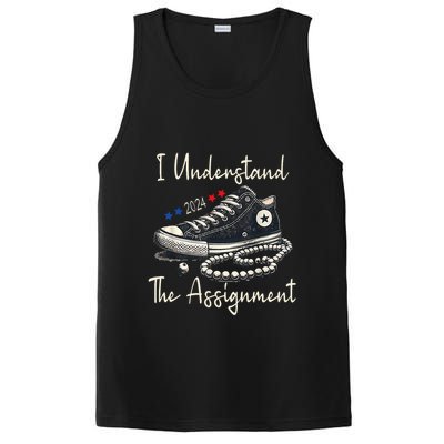 I Understand The Assignment Chucks And Pearls Kamala Harris PosiCharge Competitor Tank