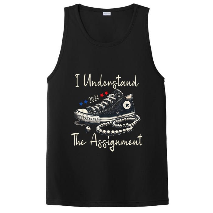 I Understand The Assignment Chucks And Pearls Kamala Harris PosiCharge Competitor Tank