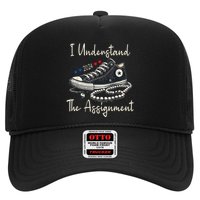 I Understand The Assignment Chucks And Pearls Kamala Harris Trucker Hat