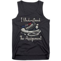 I Understand The Assignment Chucks And Pearls Kamala Harris Tank Top