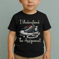 I Understand The Assignment Chucks And Pearls Kamala Harris Toddler T-Shirt