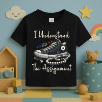 I Understand The Assignment Chucks And Pearls Kamala Harris Toddler T-Shirt
