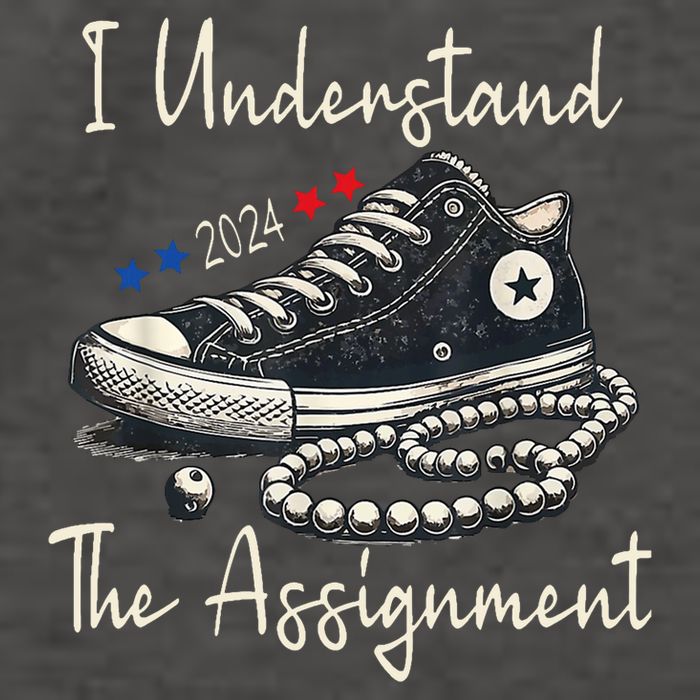 I Understand The Assignment Chucks And Pearls Kamala Harris Vector Backpack