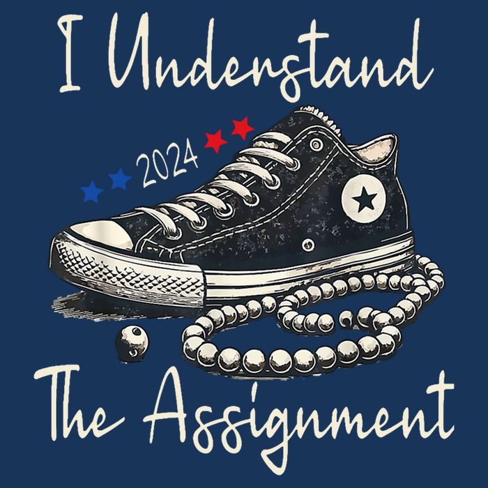 I Understand The Assignment Chucks And Pearls Kamala Harris Infant Baby Jersey Bodysuit