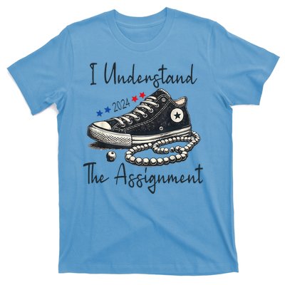 I Understand The Assignment Chucks And Pearls Kamala Harris T-Shirt