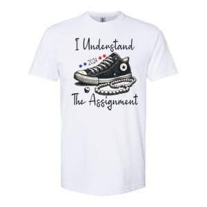 I Understand The Assignment Chucks And Pearls Kamala Harris Softstyle CVC T-Shirt