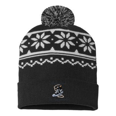 I Understand The Assignment Chucks And Pearls Election 2024 Gift USA-Made Snowflake Beanie