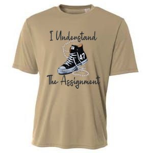 I Understand The Assignment Chucks And Pearls Election 2024 Gift Cooling Performance Crew T-Shirt