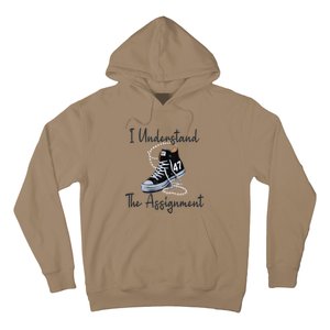 I Understand The Assignment Chucks And Pearls Election 2024 Gift Hoodie