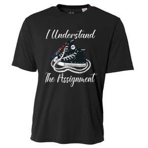 I Understand The Assignment Chucks And Pearls 2024 Election Cooling Performance Crew T-Shirt