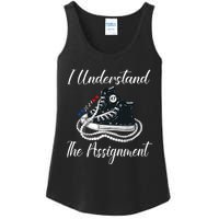 I Understand The Assignment Chucks And Pearls 2024 Election Ladies Essential Tank