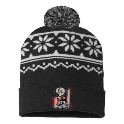 I Understand The Assignment Chucks And Pearls Election 2024 USA-Made Snowflake Beanie