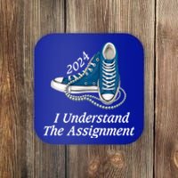 I Understand The Assignt Sneakers And Pearls Kamala 2024 Gift Coaster