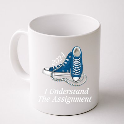 I Understand The Assignt Sneakers And Pearls Kamala 2024 Gift Coffee Mug