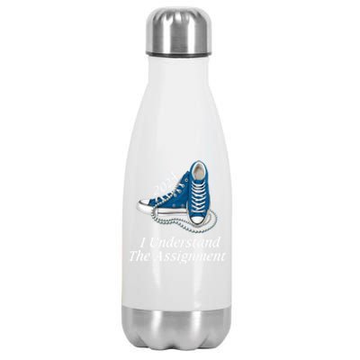 I Understand The Assignt Sneakers And Pearls Kamala 2024 Gift Stainless Steel Insulated Water Bottle