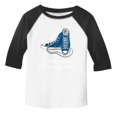 I Understand The Assignt Sneakers And Pearls Kamala 2024 Gift Toddler Fine Jersey T-Shirt