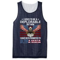 I Used To Be A Deplorable But Now I Have Been Promoted To UltraMAGA Mesh Reversible Basketball Jersey Tank