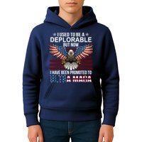 I Used To Be A Deplorable But Now I Have Been Promoted To UltraMAGA Kids Hoodie