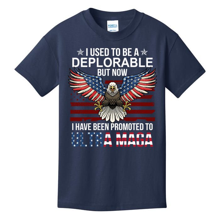 I Used To Be A Deplorable But Now I Have Been Promoted To UltraMAGA Kids T-Shirt