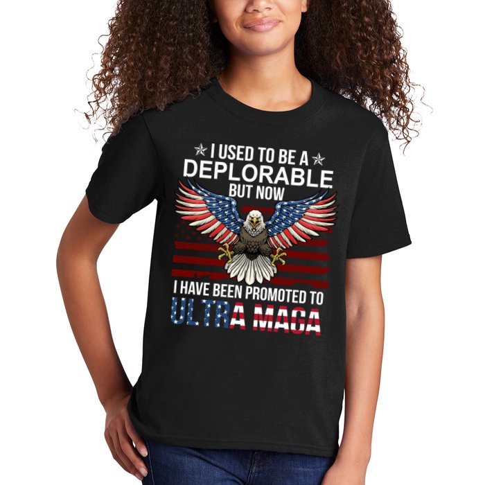 I Used To Be A Deplorable But Now I Have Been Promoted To UltraMAGA Kids T-Shirt