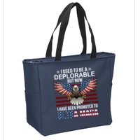 I Used To Be A Deplorable But Now I Have Been Promoted To UltraMAGA Zip Tote Bag