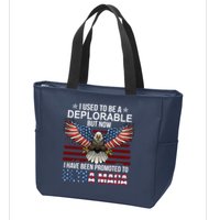 I Used To Be A Deplorable But Now I Have Been Promoted To UltraMAGA Zip Tote Bag