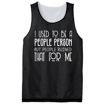 I Used To Be A People Person Mesh Reversible Basketball Jersey Tank