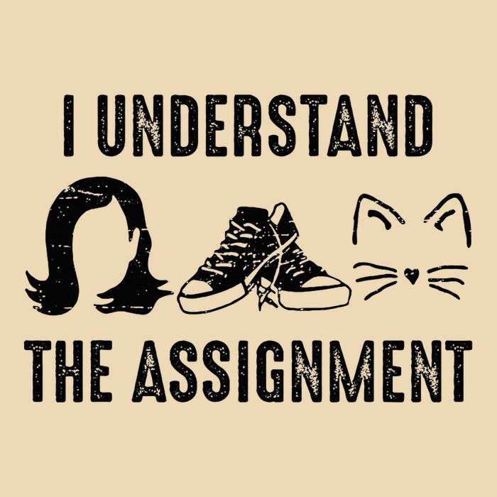 I Understand The Assignment Drawstring Bag
