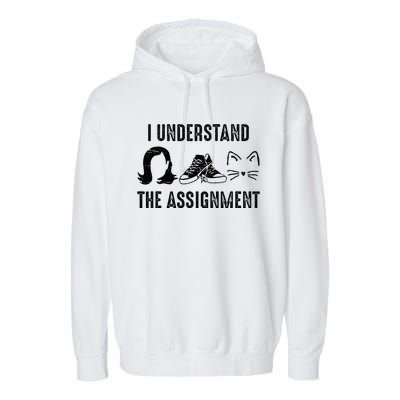 I Understand The Assignment Garment-Dyed Fleece Hoodie