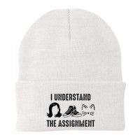 I Understand The Assignment Knit Cap Winter Beanie