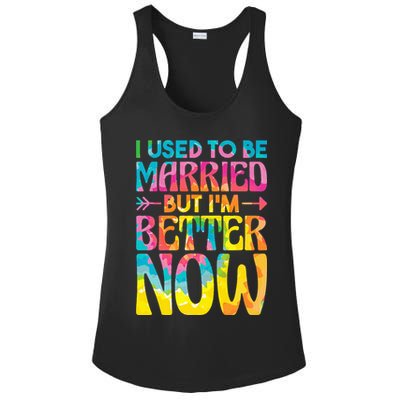 I Used To Be Married But Im Better Now Break up Divorced Ladies PosiCharge Competitor Racerback Tank