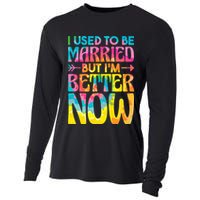 I Used To Be Married But Im Better Now Break up Divorced Cooling Performance Long Sleeve Crew