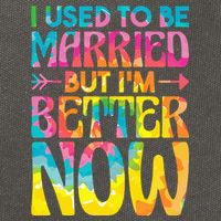 I Used To Be Married But Im Better Now Break up Divorced Cotton Canvas Backpack