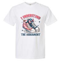 I Understand The Assignment Chucks And Pearls Election 2024 Garment-Dyed Heavyweight T-Shirt