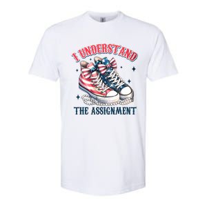 I Understand The Assignment Chucks And Pearls Election 2024 Softstyle CVC T-Shirt