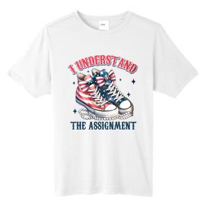 I Understand The Assignment Chucks And Pearls Election 2024 Tall Fusion ChromaSoft Performance T-Shirt