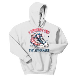 I Understand The Assignment Chucks And Pearls Election 2024 Kids Hoodie