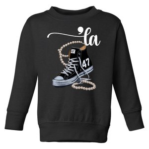 I Understand The Assignment Chucks And Pearls Election 2024 Toddler Sweatshirt