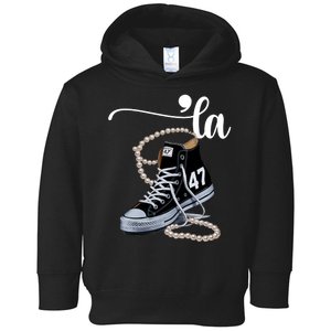 I Understand The Assignment Chucks And Pearls Election 2024 Toddler Hoodie