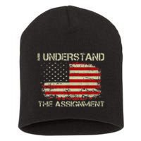 I Understand The Assignment Short Acrylic Beanie