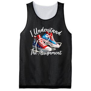 I Understand The Assignment Chucks And Pearls Election 2024 Mesh Reversible Basketball Jersey Tank