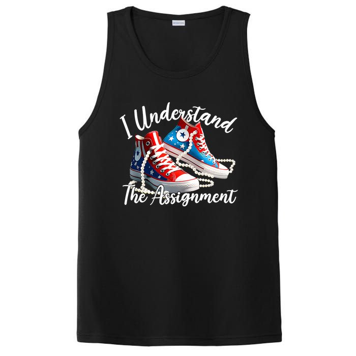 I Understand The Assignment Chucks And Pearls Election 2024 PosiCharge Competitor Tank