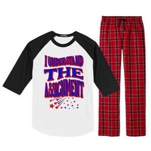 I Understand The Assignment Vote Kamala Harris 2024 Raglan Sleeve Pajama Set