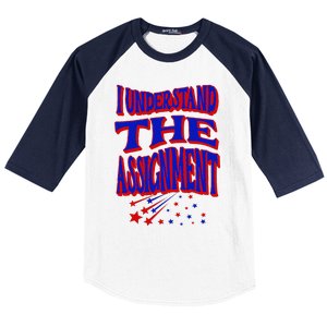 I Understand The Assignment Vote Kamala Harris 2024 Baseball Sleeve Shirt